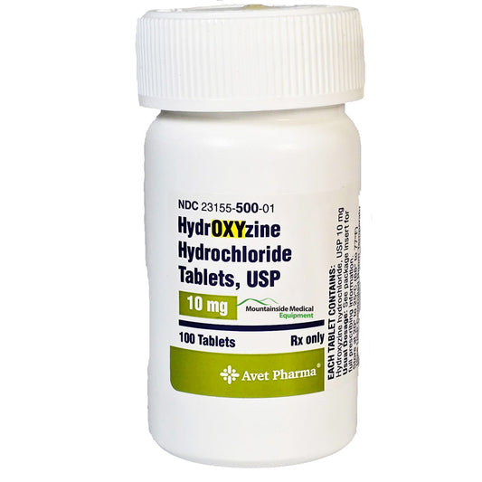 HYDROXYZINE HCL TB 10MG 500