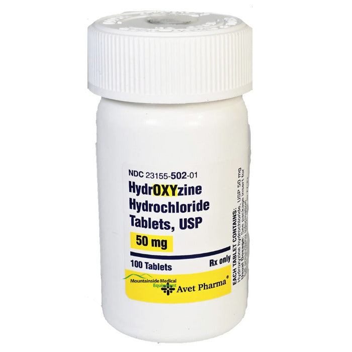 HYDROXYZINE HCL TB 50MG 100