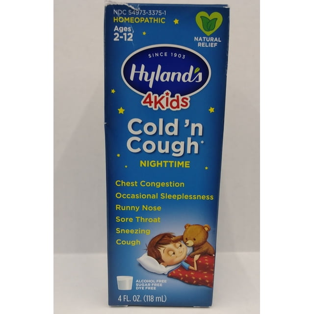 HYLANDS 4 KIDS COLD MUCUS NITE LIQ 4OZ
