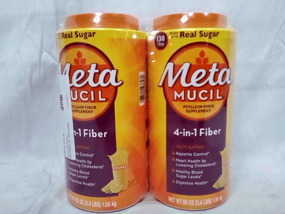 METAMUCIL 4IN1 FIBER S/F LMND PWD 14.7OZ