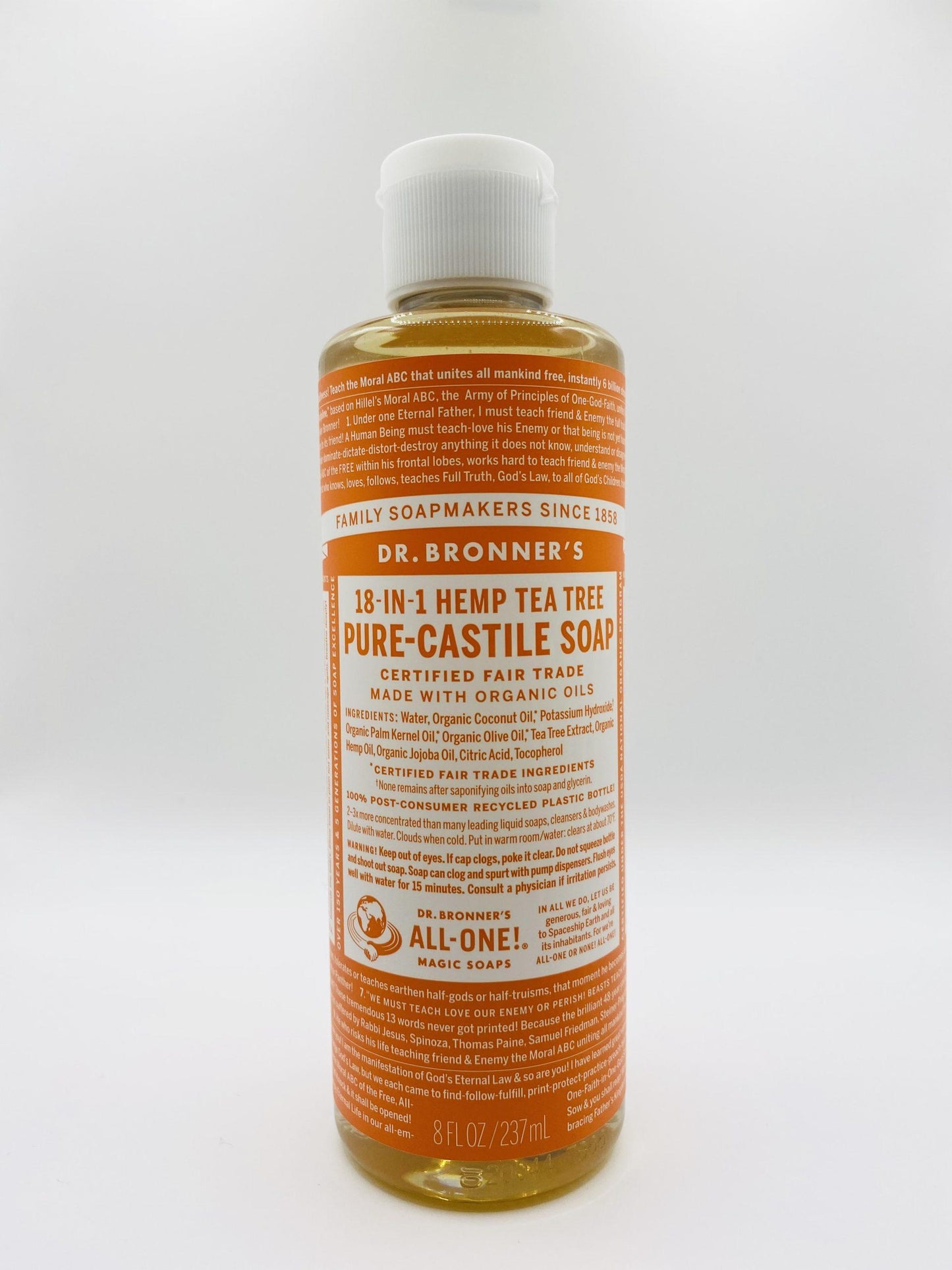 Dr. Bronners Tea Tree 16oz Castile Soap