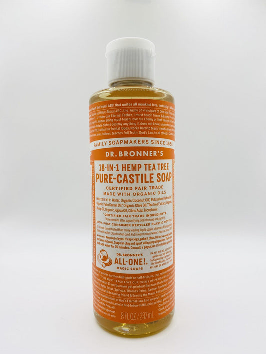 Dr. Bronners Tea Tree 16oz Castile Soap
