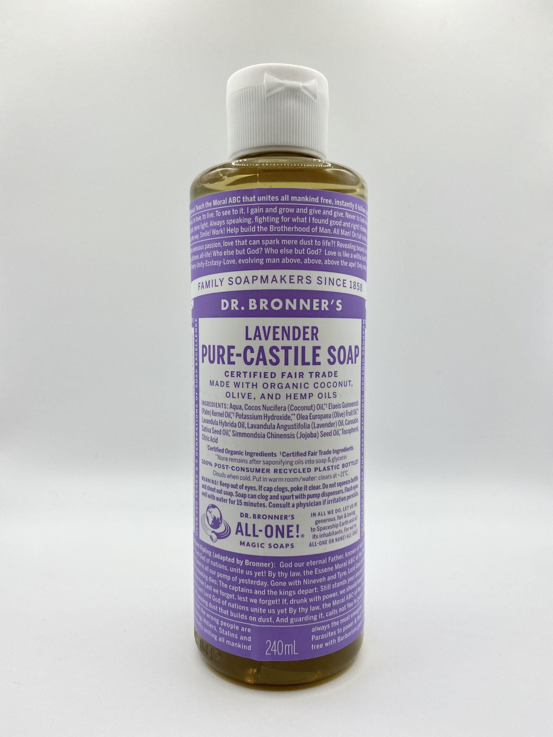 Dr. Bronners Lavender 2oz (12in) Castile Soap