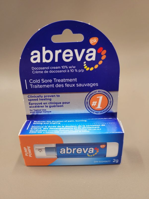 ABREVA CREAM PUMP 2GM