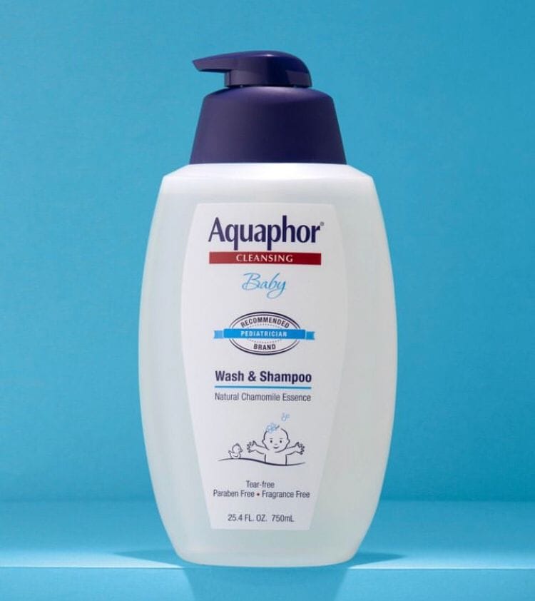 Aquaphor Baby Cleansing Wash And Shampoo 16oz Pump
