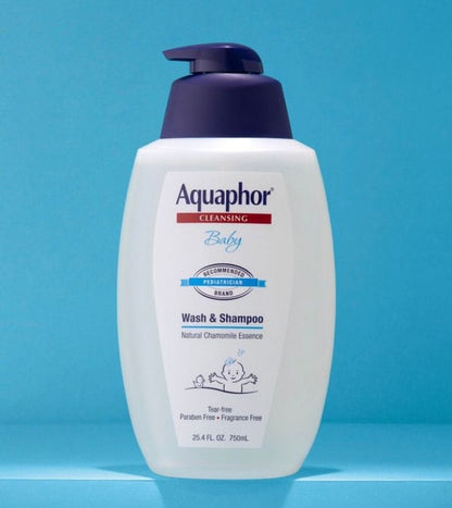Aquaphor Baby Cleansing Wash And Shampoo 16oz Pump