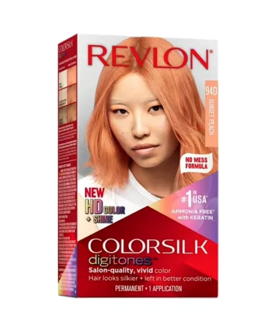 REVLON ColorSilk Digitones Permanent Hair Color with Keratin - 95D Pastel Pink