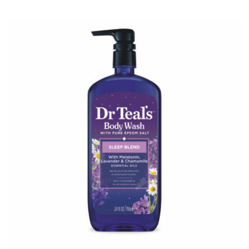 Dr Teals Body Wash Melatonin Lavender & Chamomile 24oz