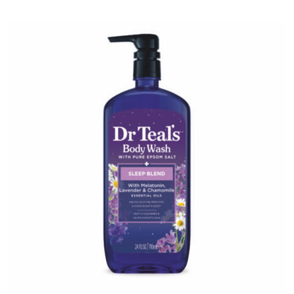 Dr Teals Body Wash Melatonin Lavender & Chamomile 24oz