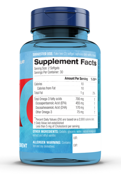 OCEAN BL OM3+D3 GC 350MG-1000U 60