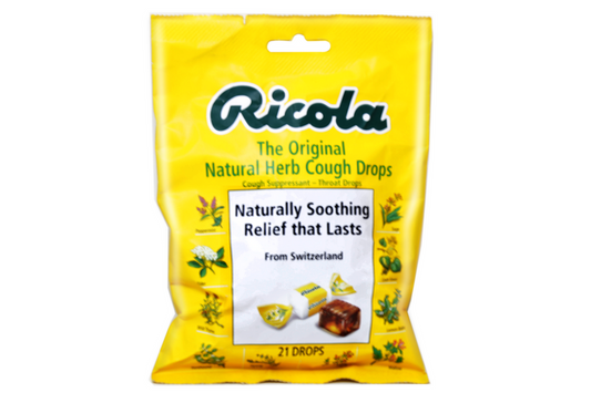 RICOLA COUGH DROP,ORIGINAL HERB