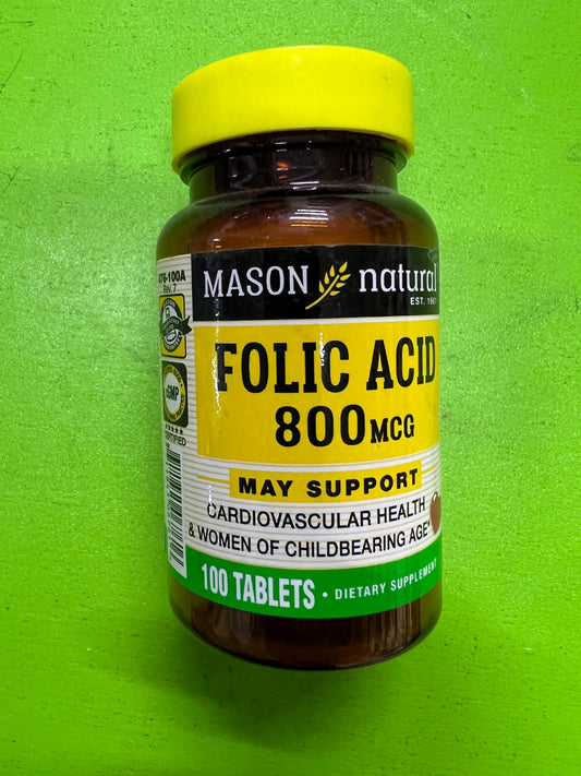 FOLIC ACID 800MCG TAB 180CT 21ST CENT