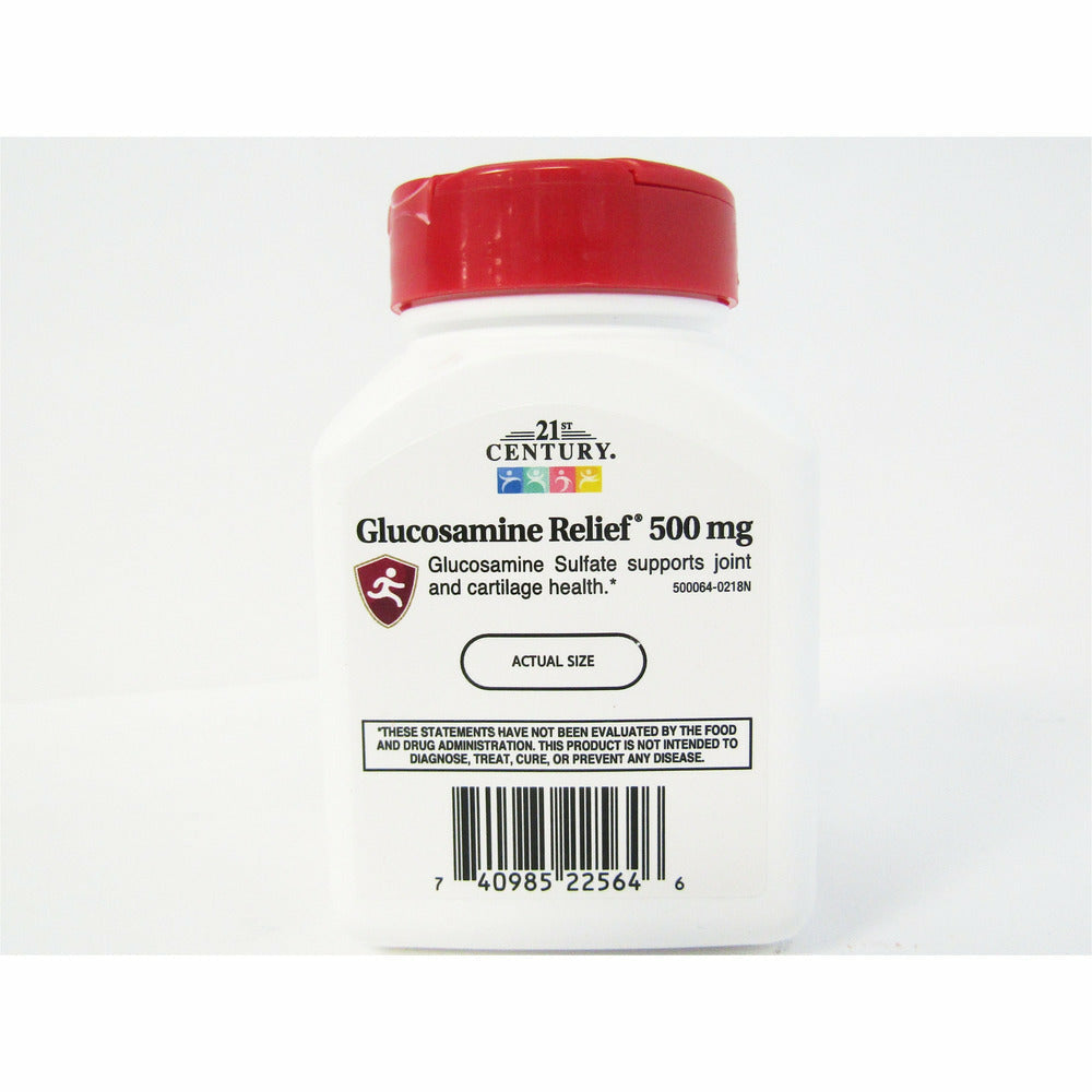 GLUCOSAMINE RELIEF 500MG CAP 60CT 21ST