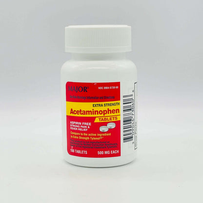 ACETAMINOPHEN 500 MG TAB 100 (10X10) UD