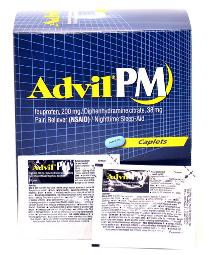 ADVIL PM VIAL BLISTER CAPLET 12X8CT