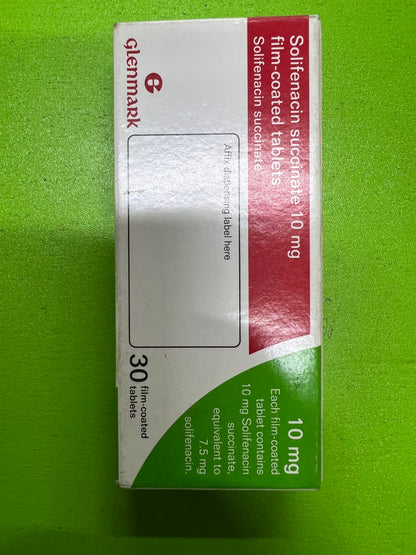 SOLIFENACIN SUCCINATE TB 10MG 90