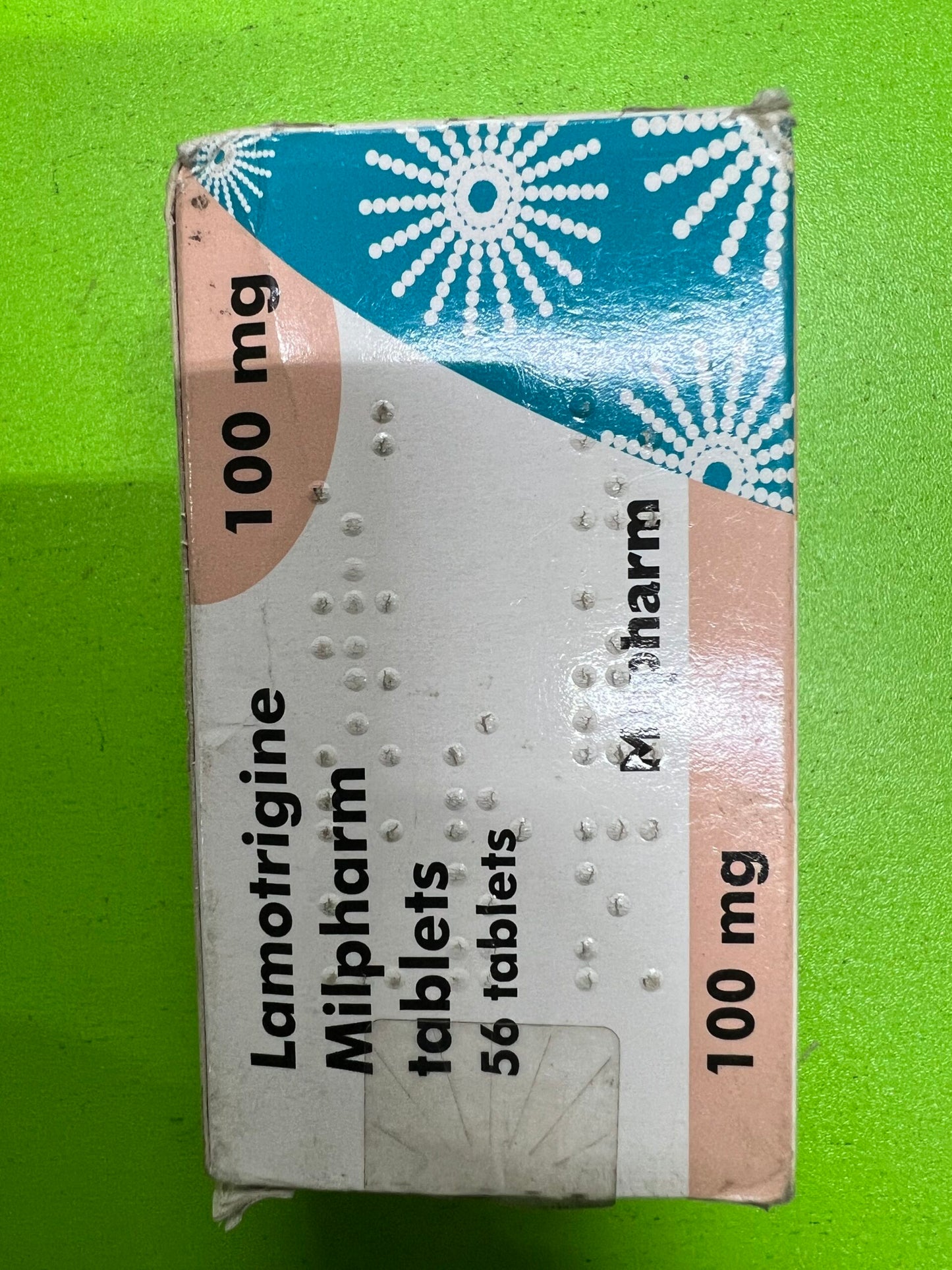 LAMOTRIGINE TB 100MG 500