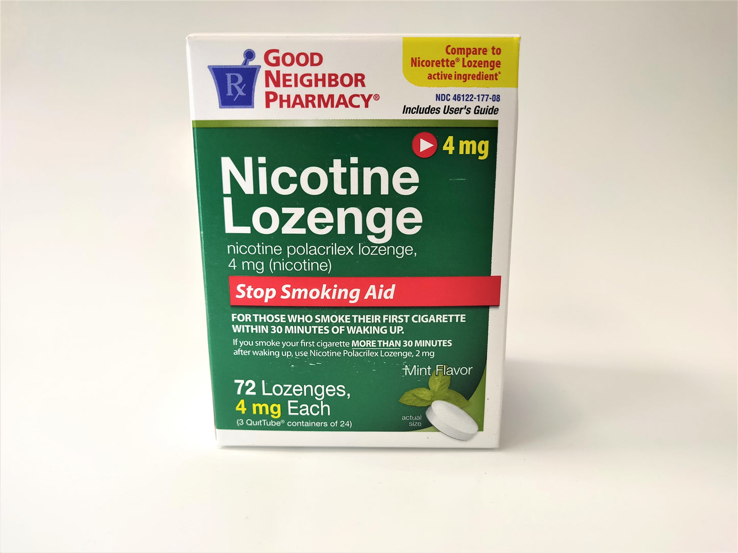 GNP NICOTINE GUM 4MG MINT 50CT