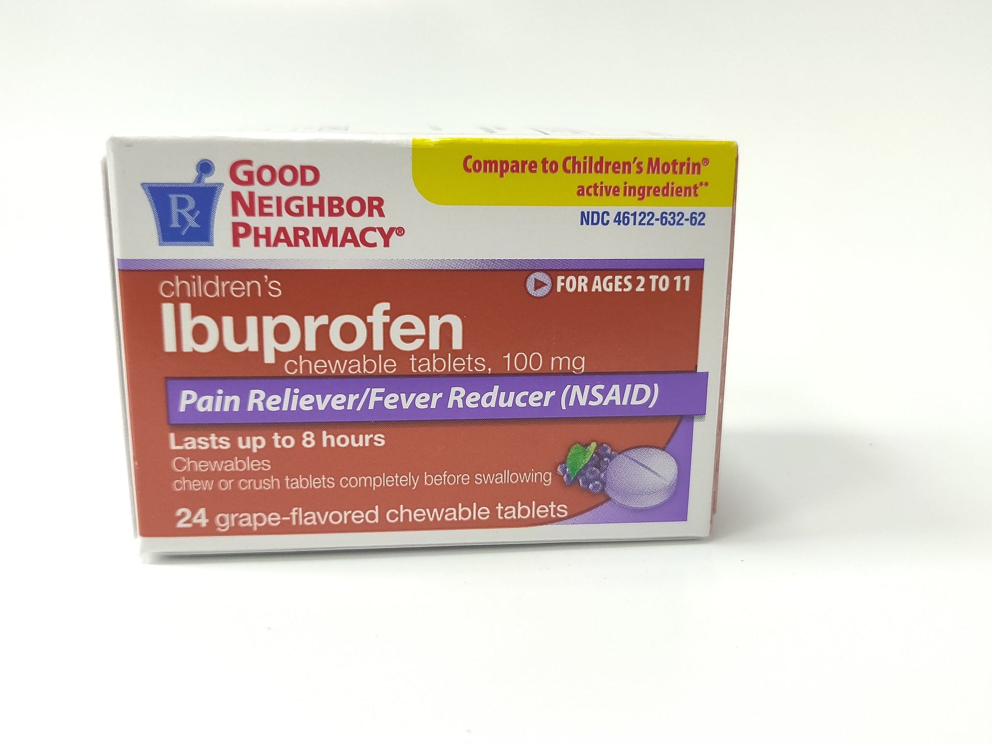 GNP CHLD IBUPROFEN 100MG-5ML SUS 4OZ