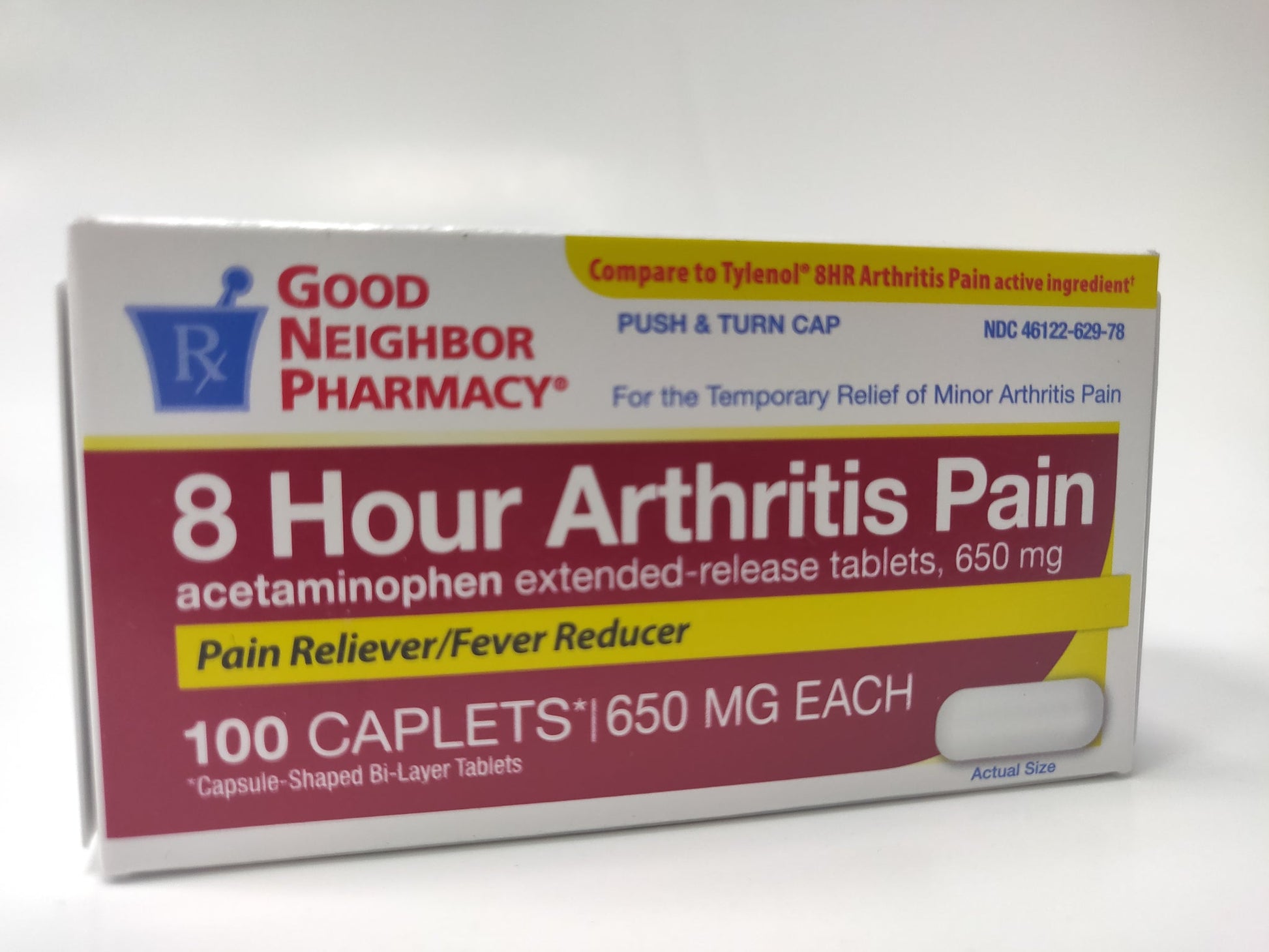 LDR 8HR MSC ACH/P TB 650MG 100