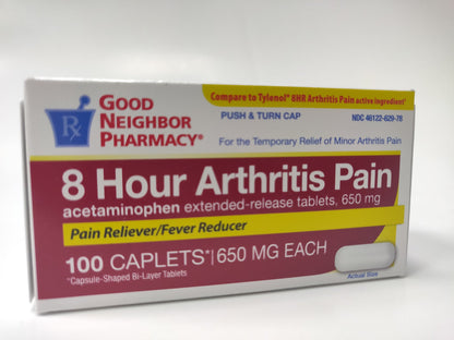 LDR 8HR MSC ACH/P TB 650MG 100