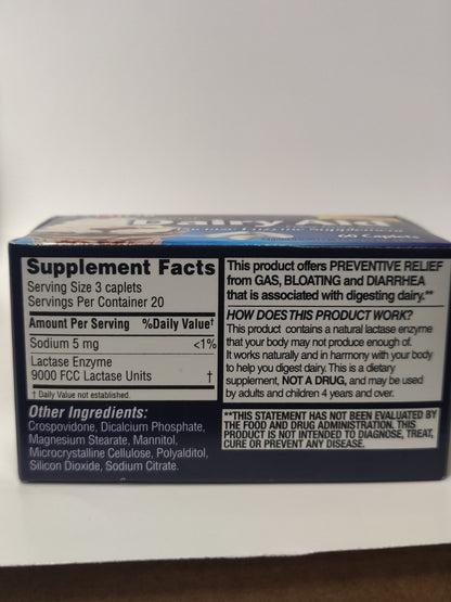 LACTASE CAPLET 60CT MAJOR
