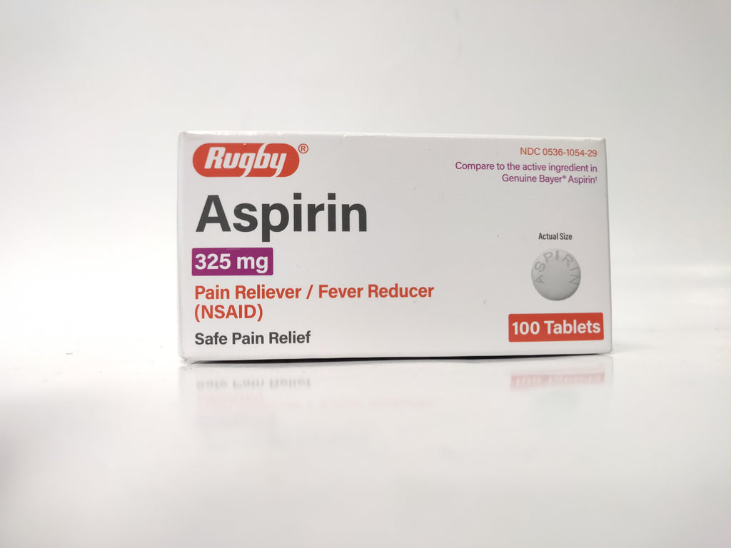 ASPIRIN 325MG 100 TABS RUGBY