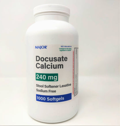DOCUSATE CALCIUM 240 MG SGC 1000