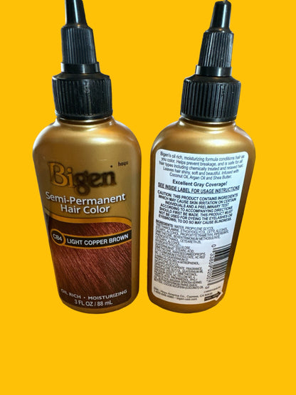 Bigen Semi-Permanent Haircolor #Cb4 Light Copper Brown 3oz