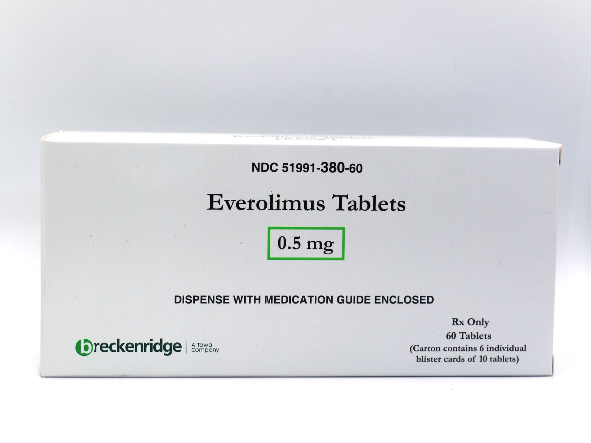 EVEROLIMUS TB 0.25MG 60