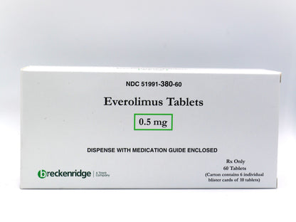 EVEROLIMUS TB 0.25MG 60