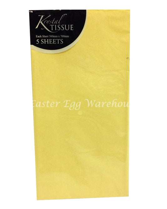 TISSUE PAPER YELLOW 10 SHEETS