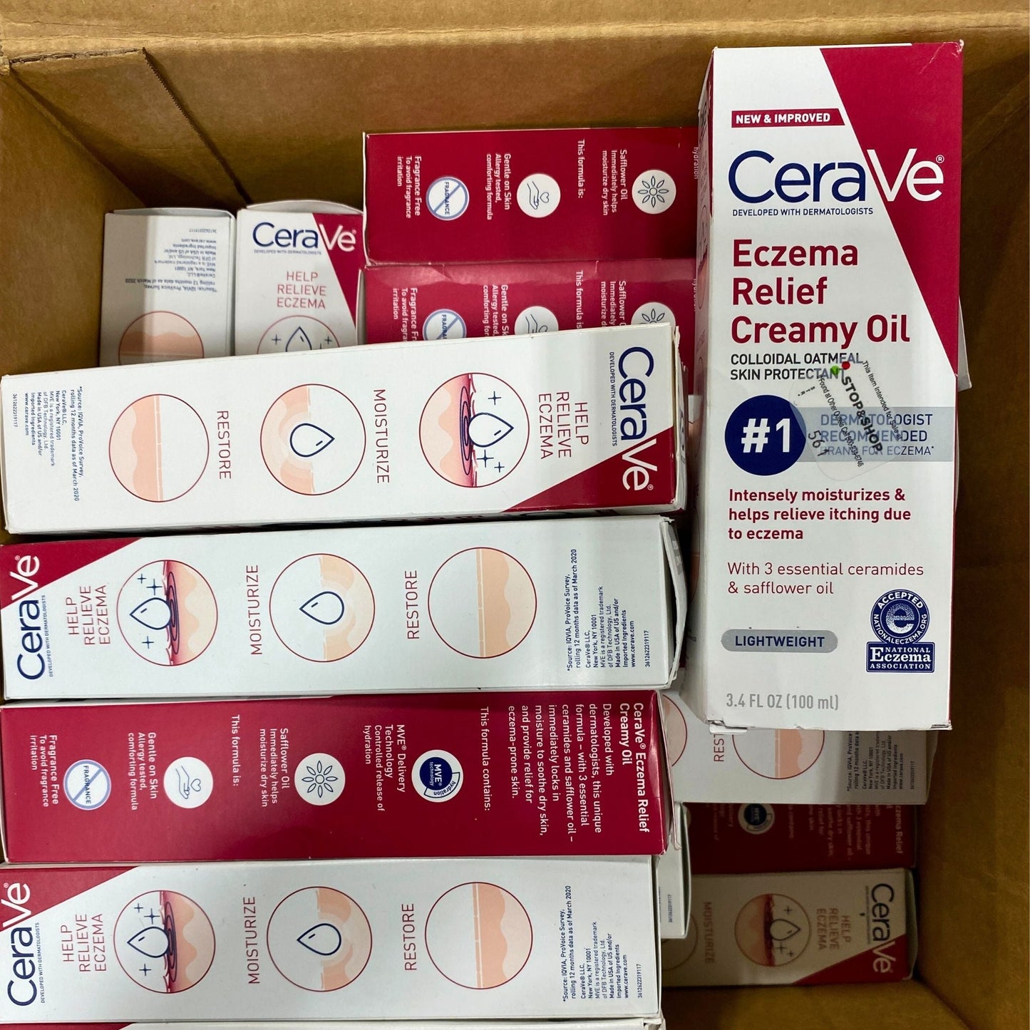 CERAVE ECZEMA RELIEF CREAMY OIL 3.4OZ