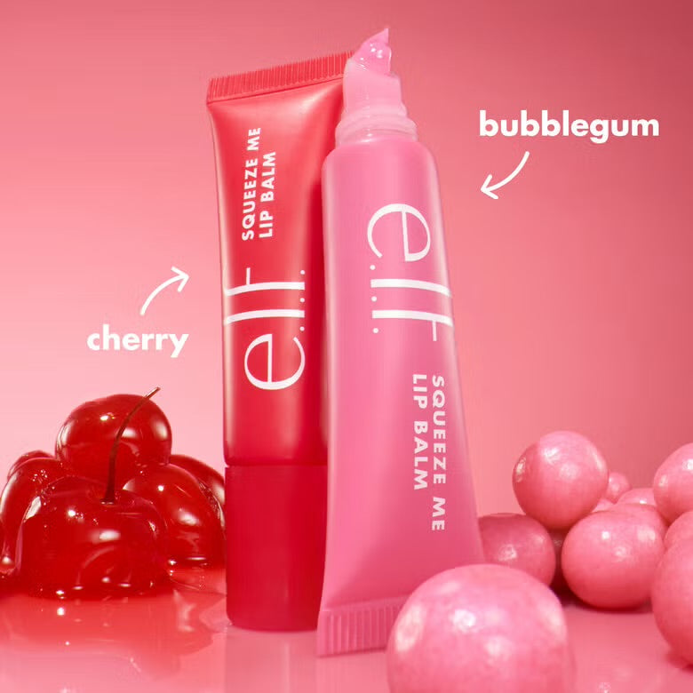 e.l.f. Squeeze Me More Lip Balm Duo - Cherry & Bubblegum