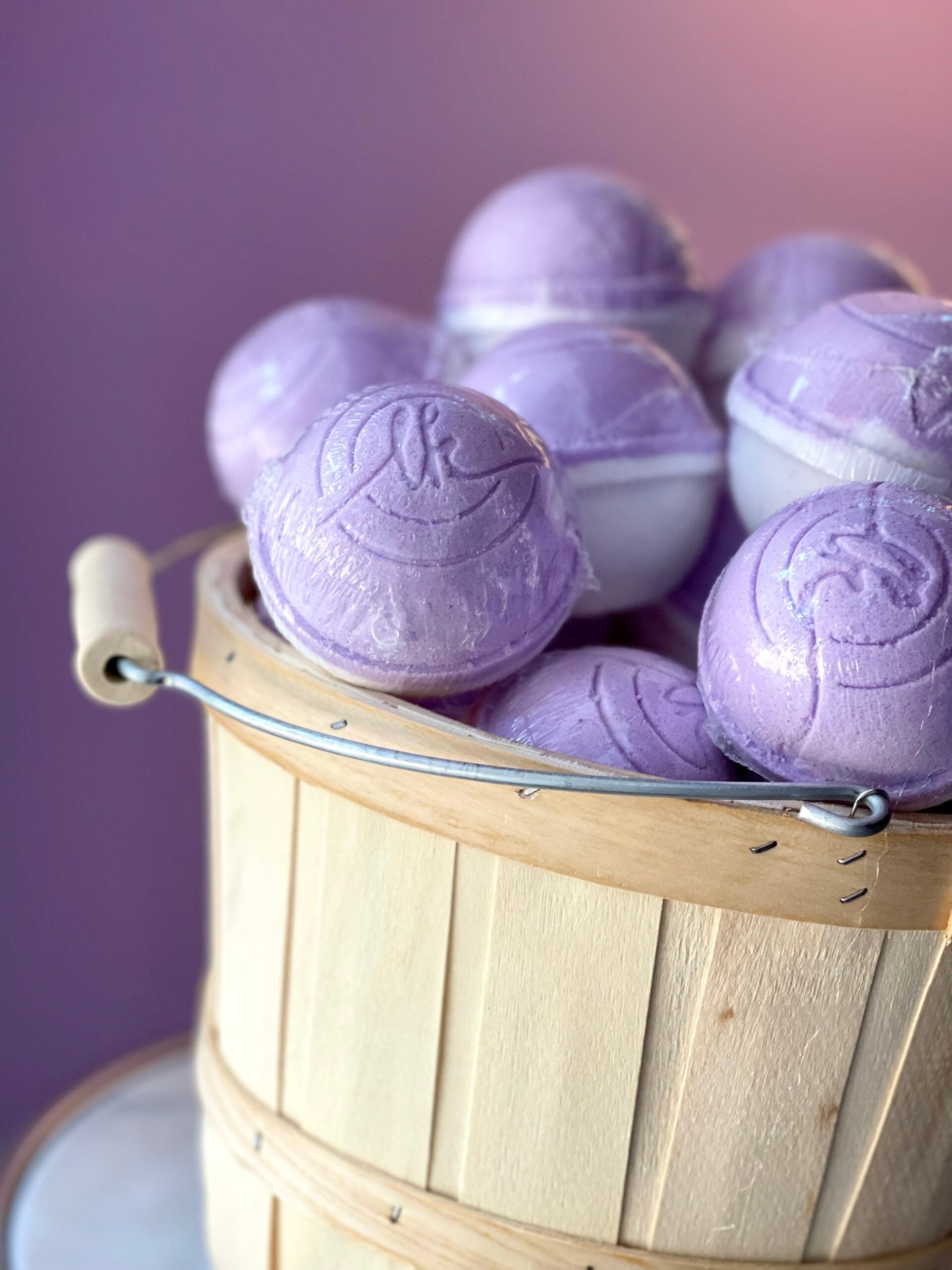 BATH BOMB 12X4.8OZ LAVENDER