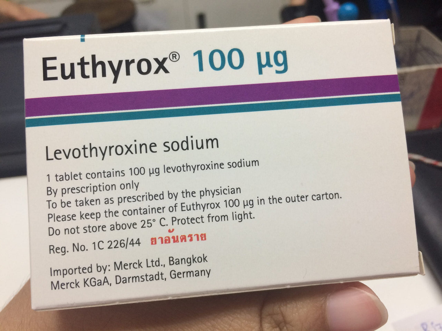 LEVOTHYROXINE TB 100MCG 100