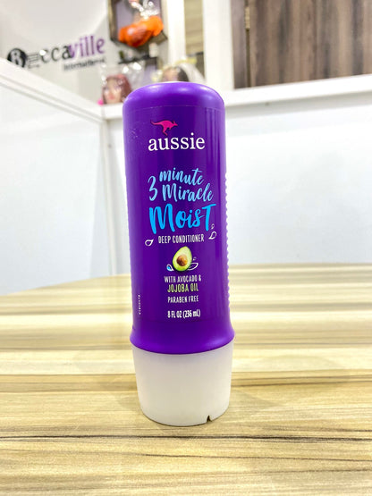 Aussie 3 Minute Miracle Moist Deep Conditioner 2 Pack 8oz