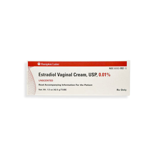 ESTRADIOL CR 0.01% 42.5GM W/APP