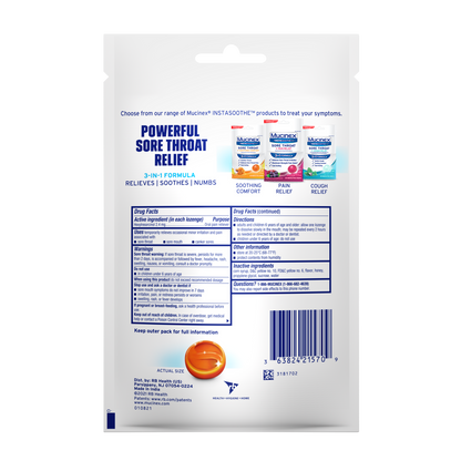MUCINEX INSTASOOTH ALPIN HERB DROP 20CT