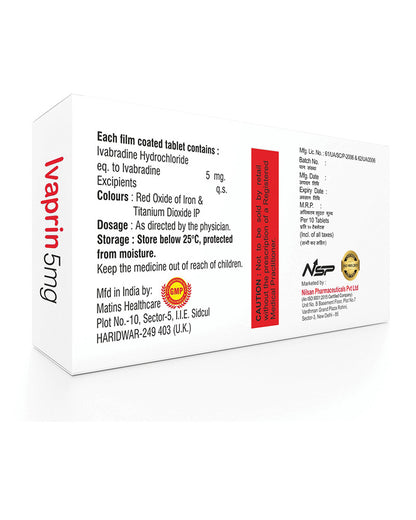 IVABRADINE TB 5MG 60