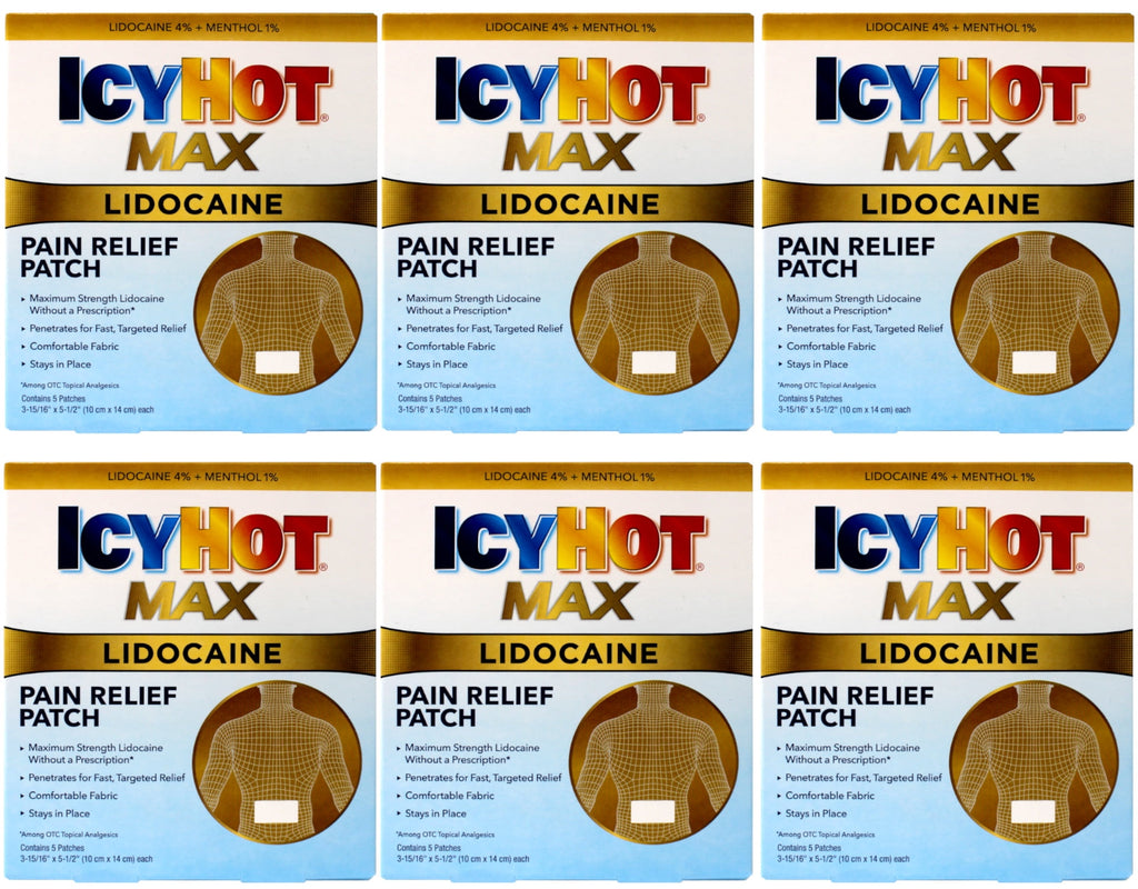ICY HOT LIDOCAINE PATCH 5CT