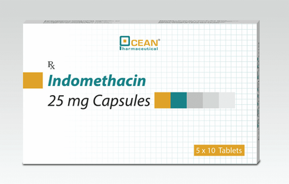 INDOMETHACIN CP 25MG 100