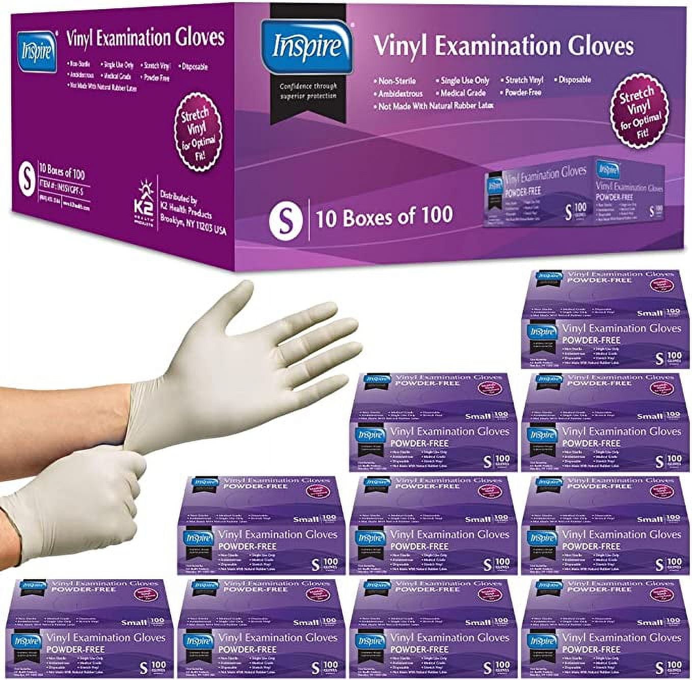 GLOVES VINYL LARG NON MEDICAL USE 100CT
