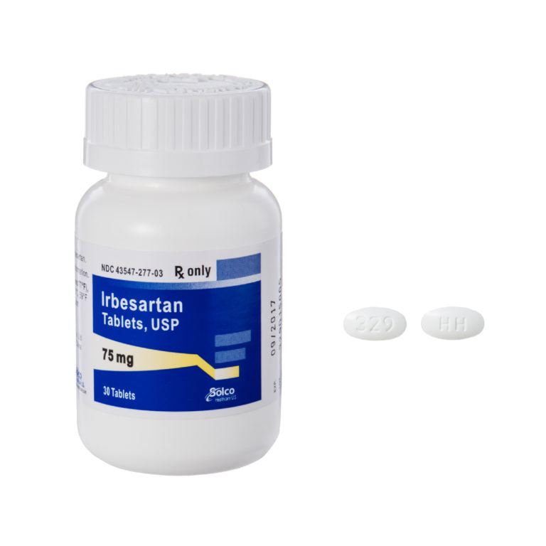 IRBESARTAN TB 75MG 30