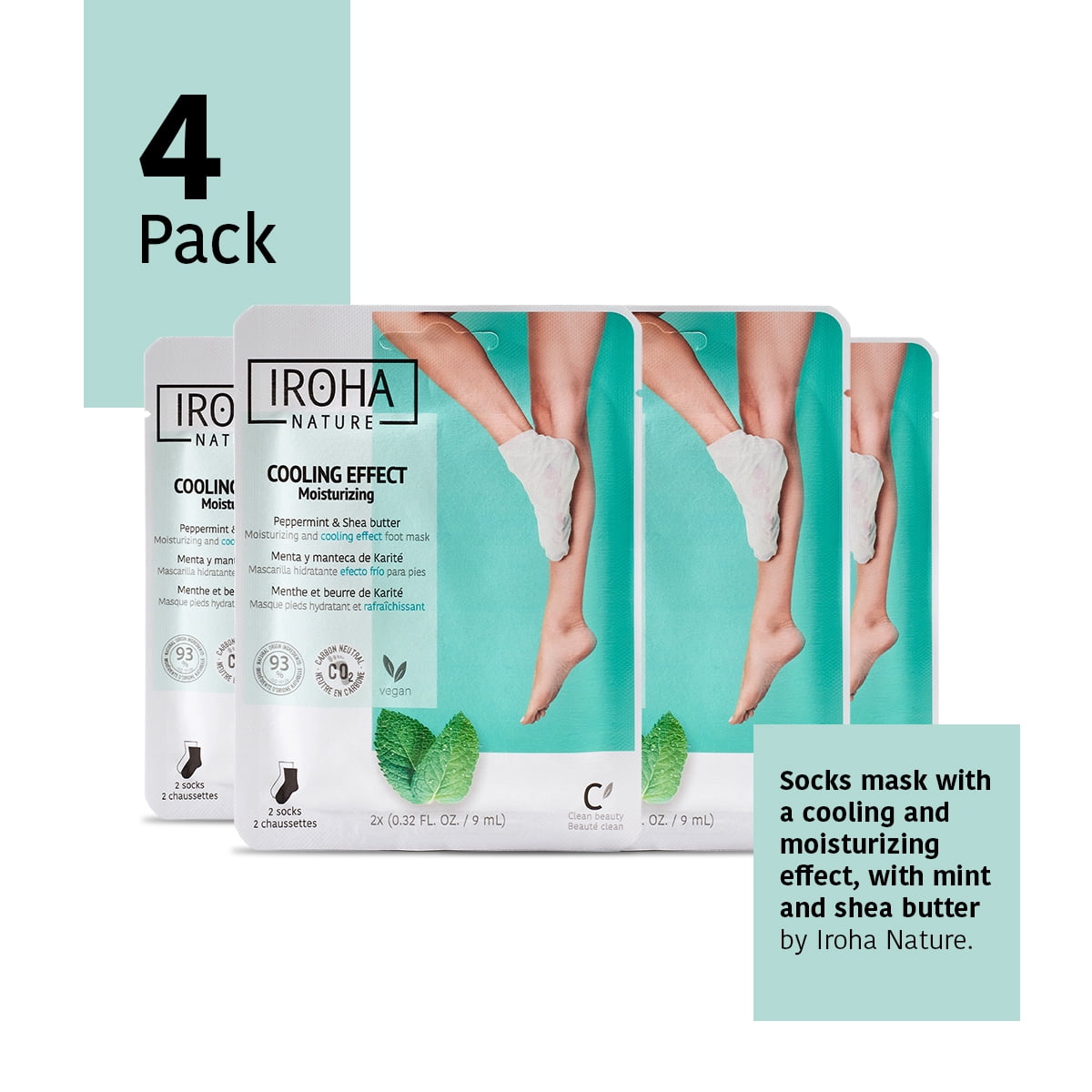 IROHA NATURE FOOT MASK,PEELING