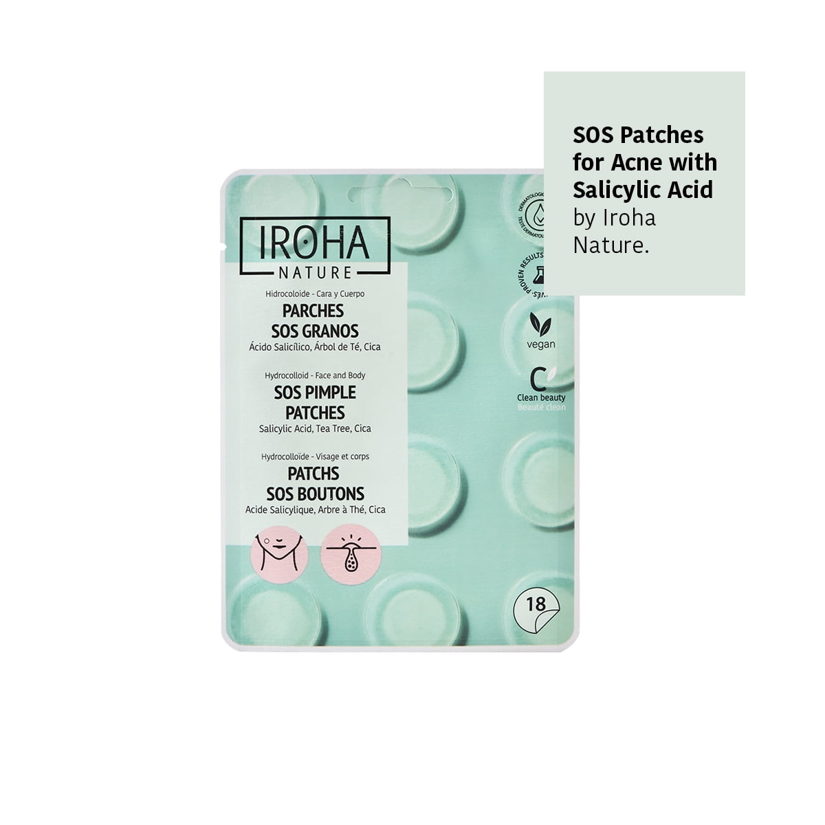 IROHA NATURE PIMPLE PATCHES,SOS
