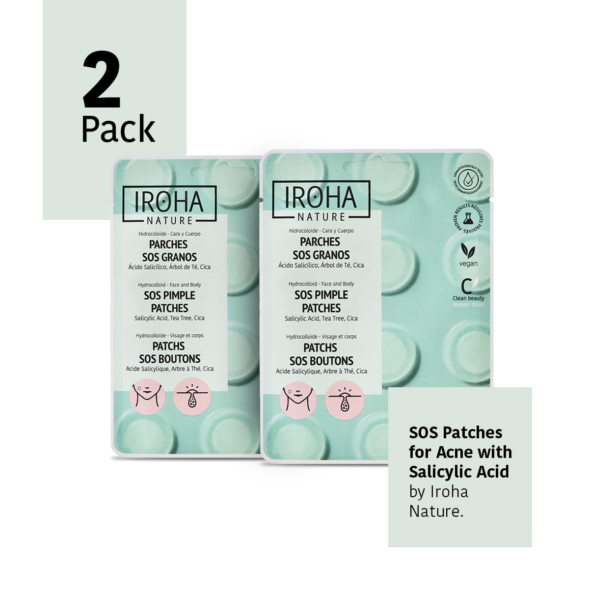 IROHA NATURE PIMPLE PATCHES,SOS