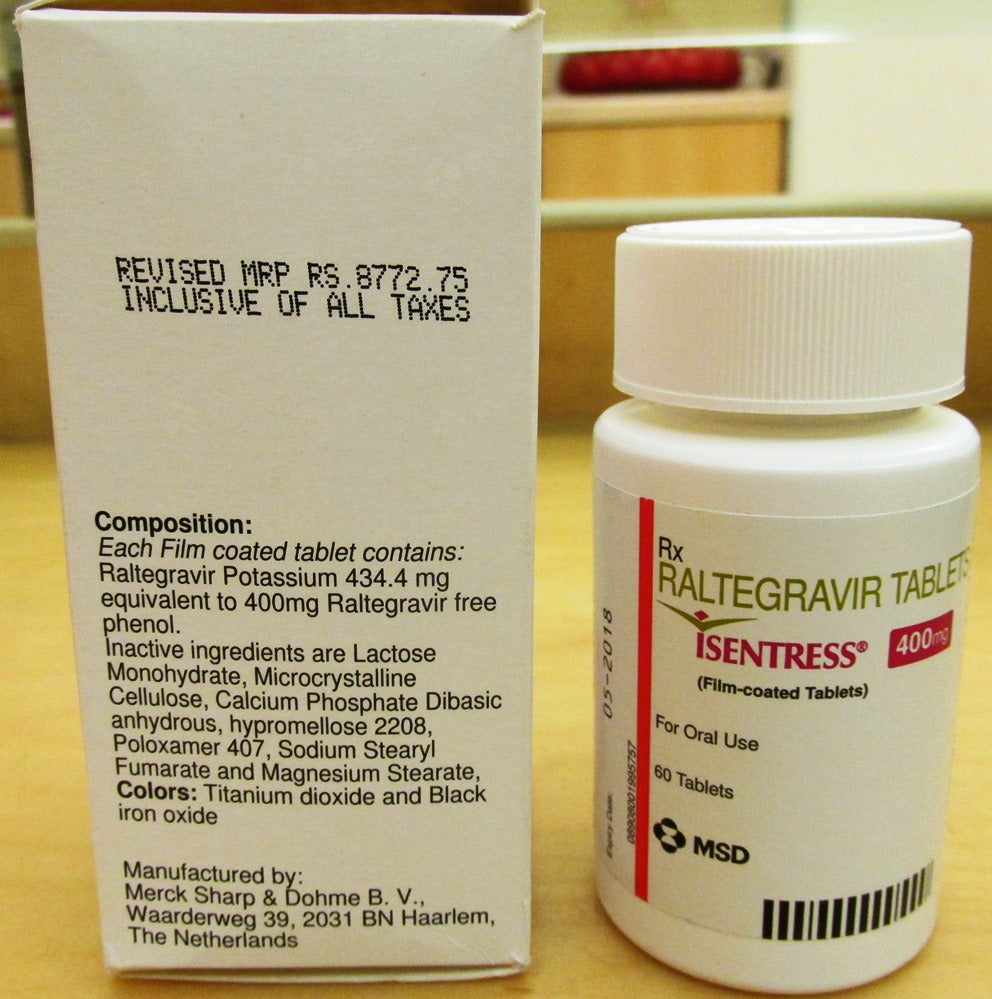 ISENTRESS TB 600MG 60UU