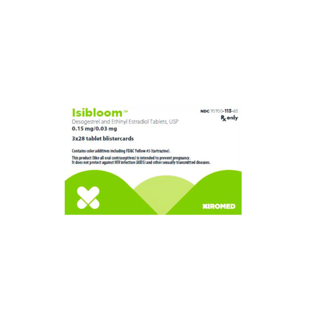 ISIBLOOM TB 0.15-0.03MG 3X28