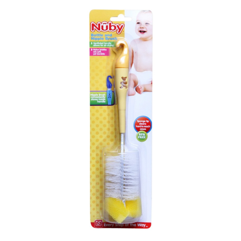 BOTTLE & NIPPLE BRUSH NUBY